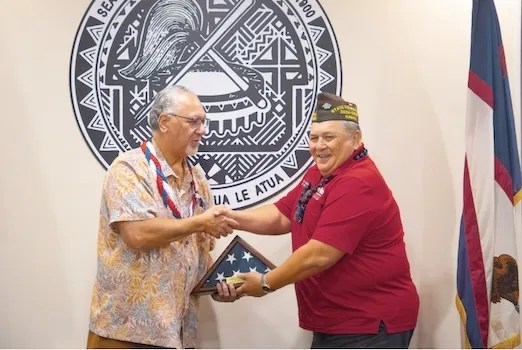 Governor and VFW member