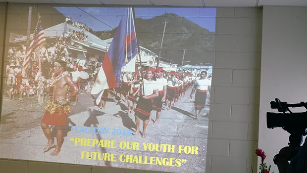 Flag Day Committee’s slide presentation opening shot