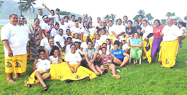  East Side Zone cricket team members of the Diocese of Samoa Pago Pago