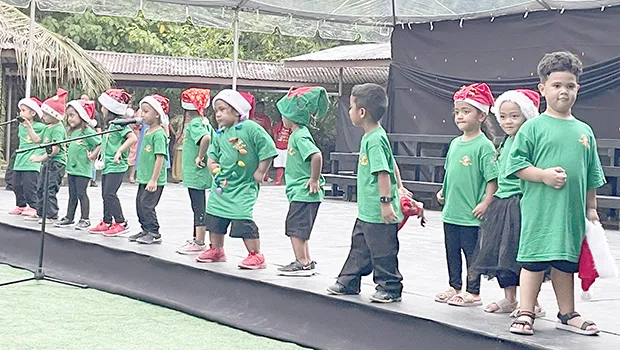 Kindergartners at Samoa Baptist Academy 