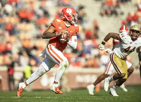 Clemson quarterback D.J. Uiagalele