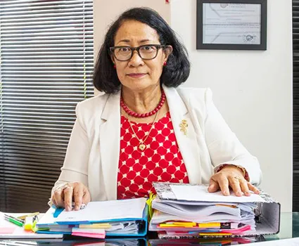 Lawyer Olinda Woodroffe
