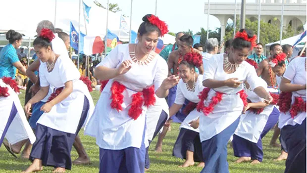 American Samoa cheered during opening ceremony