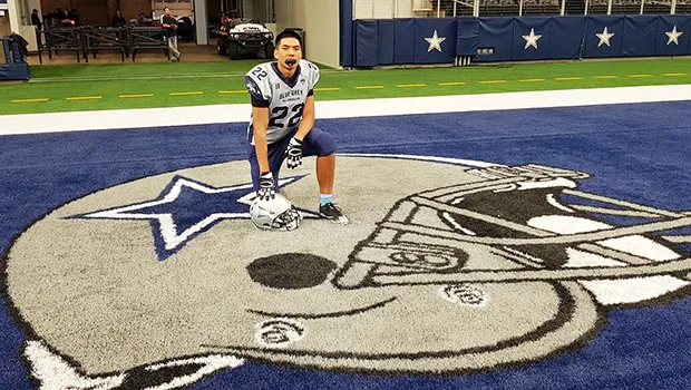 Local football standout Darius McMoore