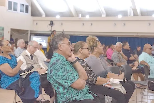 The government hosted town hall meeting 