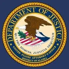 U.S. Dept. of Justice Alaska logo