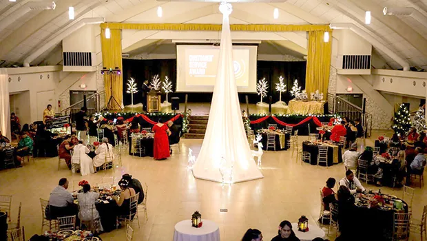 Dept. of Commerce staff at their Christmas party