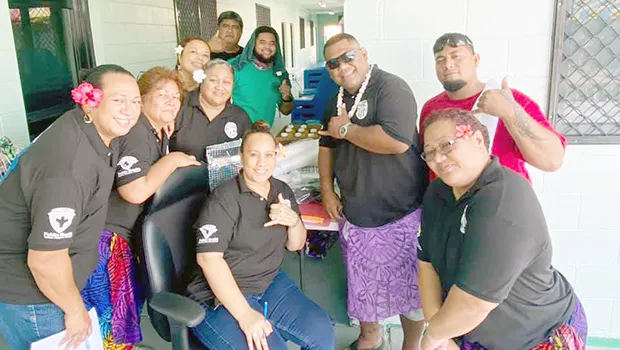 Dept of Health staff at celebration