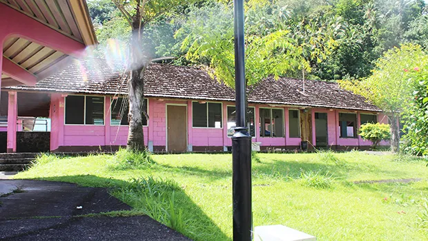 One of the buildings, or wings, at the Department of Health compound at Fagaalu