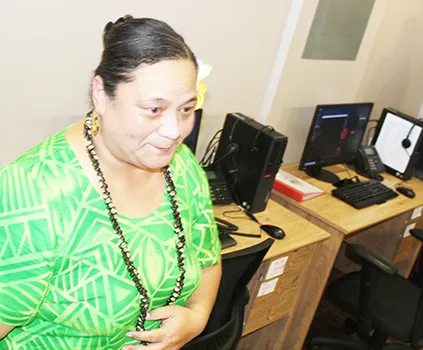 Dr. Siitia Soliai-Lemusu, administrator of the Behavioral Health Services of the Health Department 