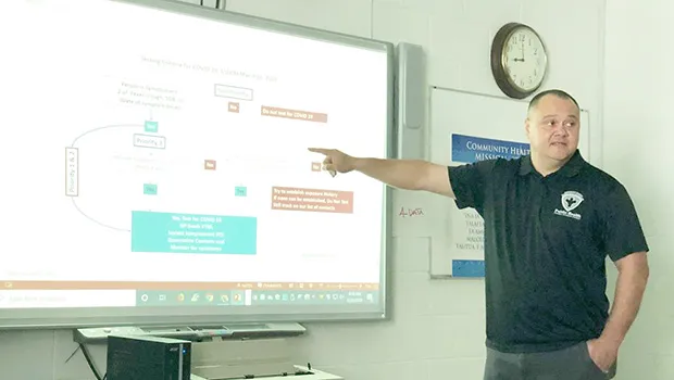 Health Department epidemiologist Dr. Aifili John Tufa