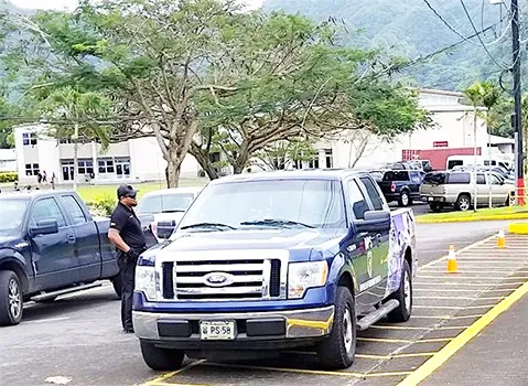 police unit at ASCC when police apprehended a prison escapee on campus late last month