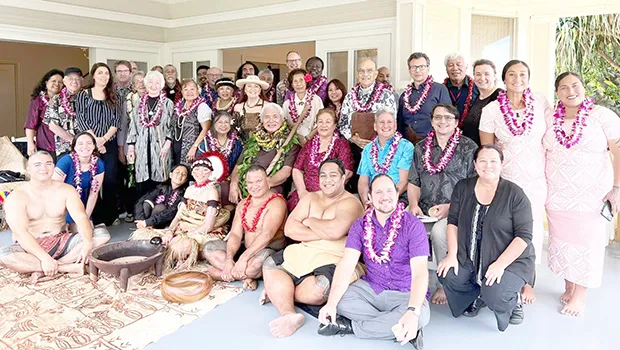 Dr. Tusi and 'ava ceremony guests at his retirement