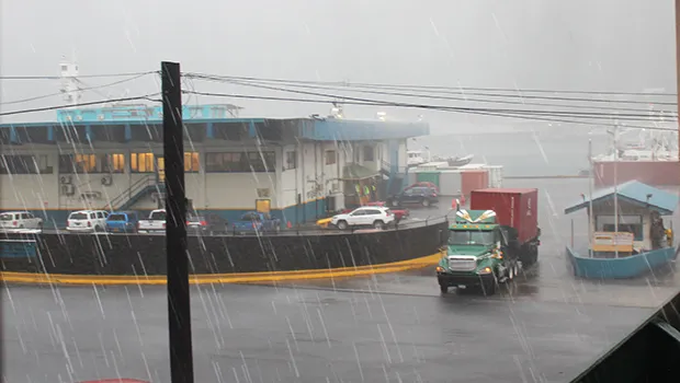 Rain at Port of Pago Pago