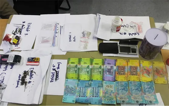 drugs being traded at the market