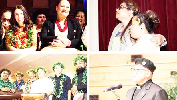 Pacific islanders at NZ apology