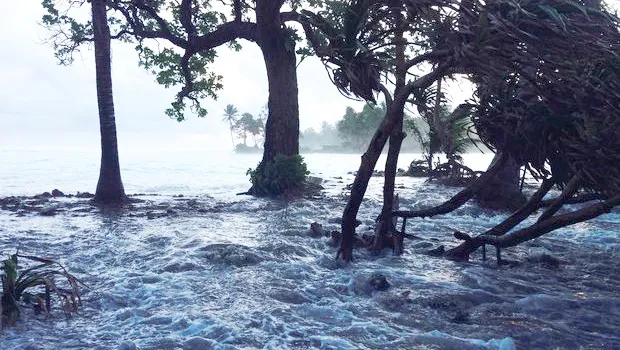 High tides in the Marshall Islands.