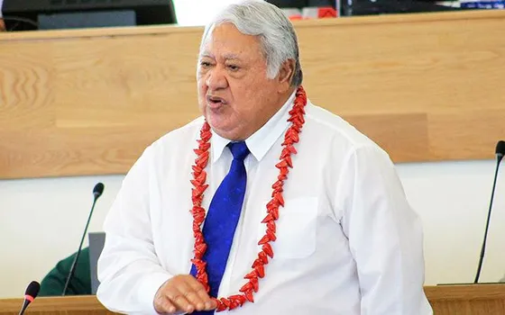 Prime Minister Tuilaepa Sailele Malielegaoi. 