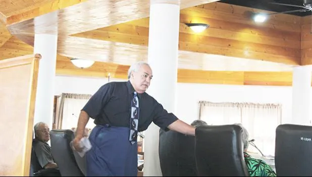 Chief Election Officer, Dr. Lealofi Uiagalelei