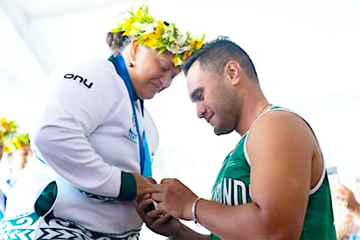 Emilene Taulu being proposed to by Tupuga Amo
