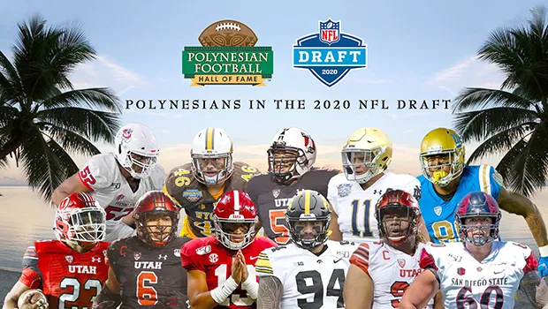 Polynesian football players who took part in the 2020 NFL draft