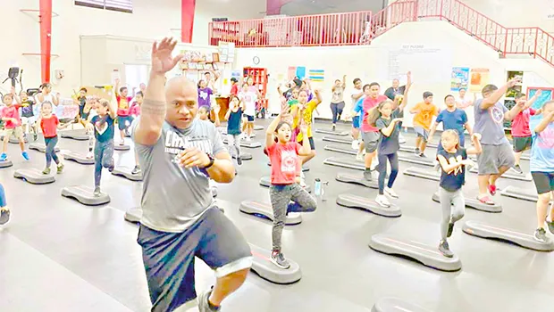 Exercise class at SSY in Tafuna