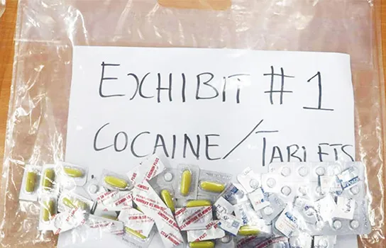 exhibit 1 cocaine