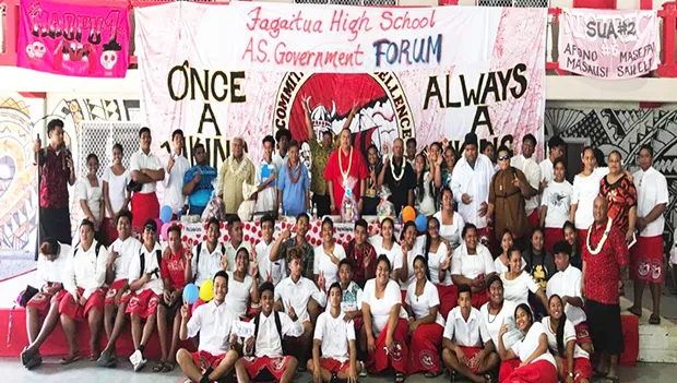 Fagaitua HS students at candidates' forum