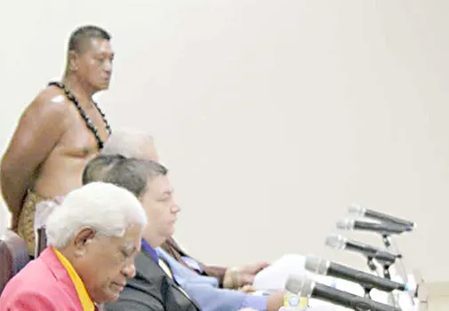 Faipule in session