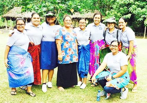 Junior and Senior students of South Pacific Academy