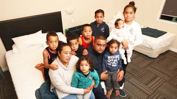 Ray and Reta Milovale and their children
