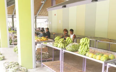 farmers at Fagatago Marketplace