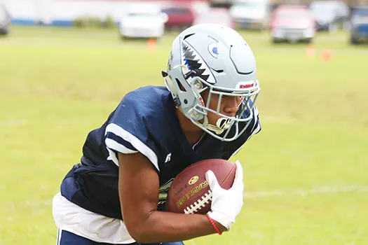 Avory Seumanutafa of the Samoana Sharks 