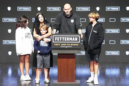 John Fetterman AND FAMILY