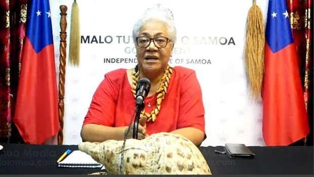 Prime Minister elect, Fiamē Naomi Mata’afa