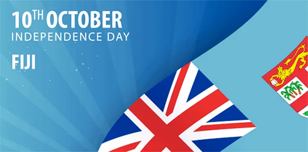 Fiji Independence banner
