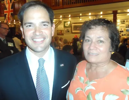 Amata with Marco Rubio