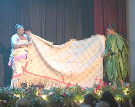 Fine Mat being displayed