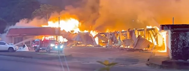 SHOPPING CENTER FIRE