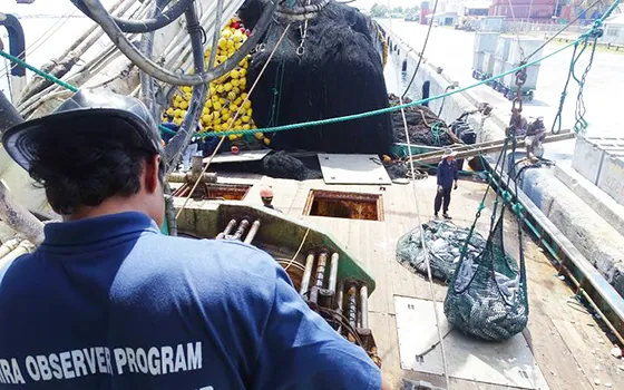 A fishing observer in Marshall Islands