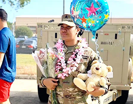 Newly promoted Sergeant Janice Leaso Fiso 