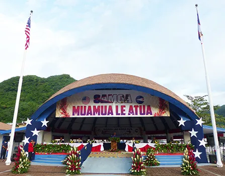 Fafatogo malae during Flag Day 2020