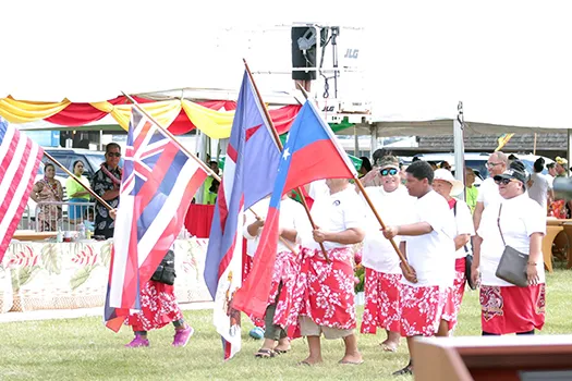 FLAGS OPENING PARADE