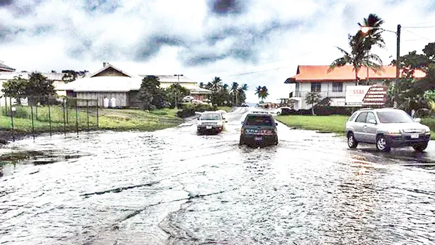 Flooding near Cost U Less