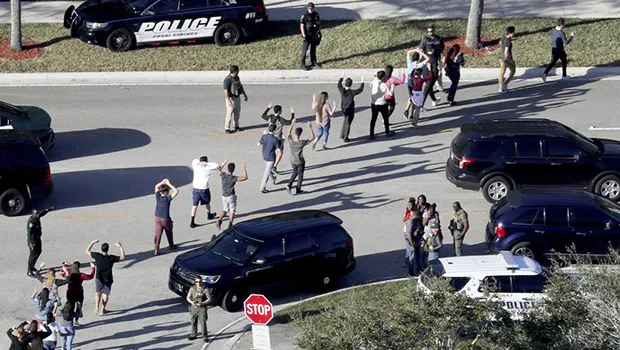 students from Marjory Stoneman Douglas High School in Parkland, Fla