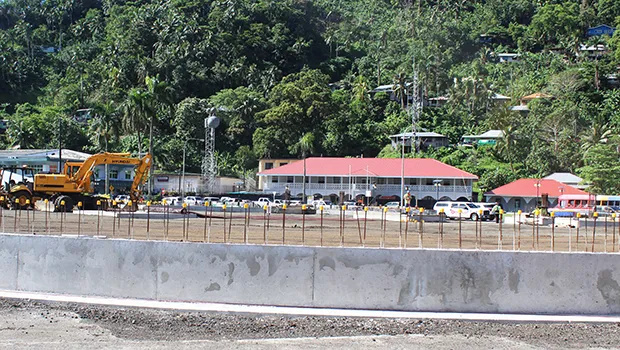 Site preparation for the new Fono building
