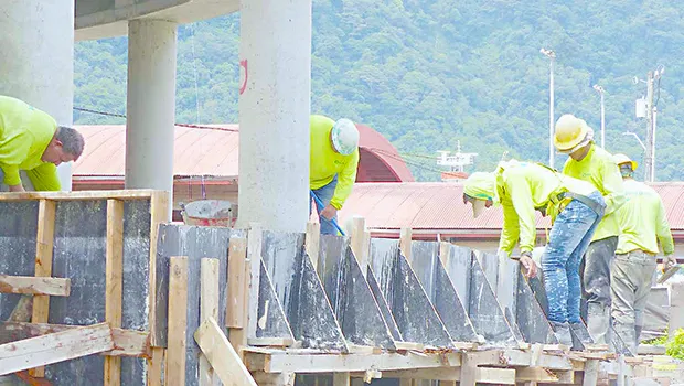 Paramount staff working on the new fono building