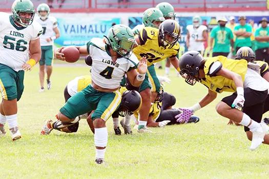 Action during last weekend's opening of the ASHSAA Football seaso
