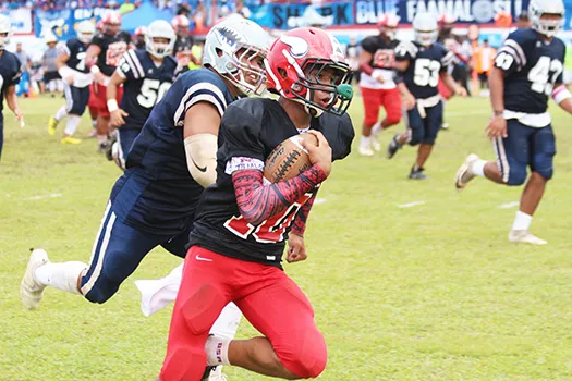 Faga’itua Vikings Scott Pese (10) is