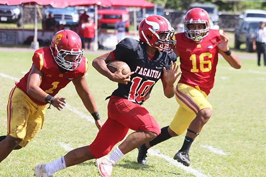 Scott Pese of the Vikings is uncatchable